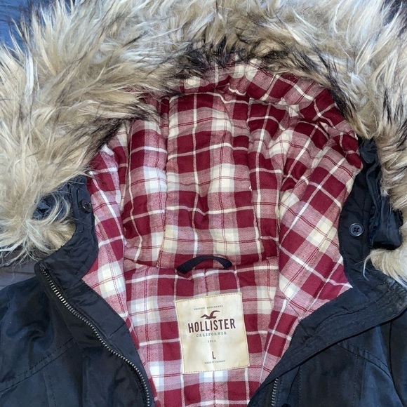 Junior Hollister Blue Coat - Picture 7 of 7